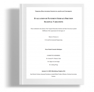 Evaluation of Pavement Surface Friction Seasonal Variations