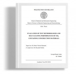 Evaluation of test methodologies and self cleaning performance of TiO2 containing constructions materials