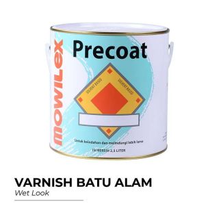 Mowilex Cat Varnish Batu Alam Wet Look 2.5L