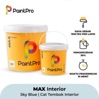 PaintPro MAX Cat Tembok Interior Sky Blue 5Kg