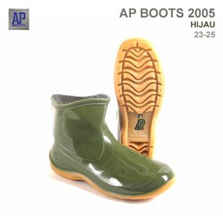 AP Boots 2005 Hijau - Sepatu Boot PVC