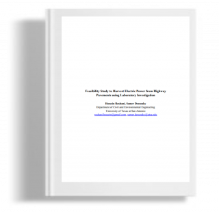 Feasibility Study of Harvest Electric Power from highway Pavement  Using Laboratory Investigation