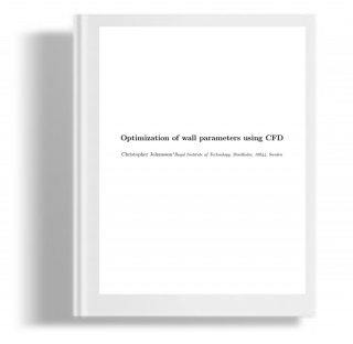 Optimization of wall parameters using CFD