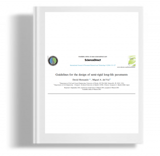 Guildelines for teh design of semirigid long life pavements