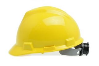 Krisbow Brim Helm Keselamatan Kerja HDPE - Kuning - Pelindung Kepala (Safety Helmet)