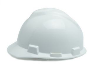Krisbow Brim Helm Keselamatan Kerja HDPE - Putih - Pelindung Kepala (Safety Helmet)