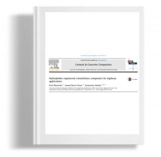 Hydrophobic engineered cementitious composites for highway applications