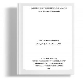 Hydroplanning and Skid resistance Analysis Using Numerical Modeling