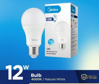 Midea Bulb LED 12 Watt 4000K Natural White