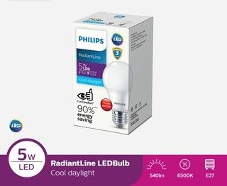 Philips Lampu RadiantLine LED Bulb 6500K Putih 5W 