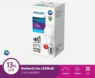 Philips Lampu RadiantLine LED Bulb 6500K Putih 13W 