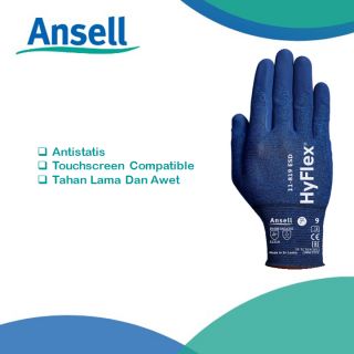 Ansell Sarung Tangan Antistatis Hyflex 11-819 ESD Antistatic Gloves