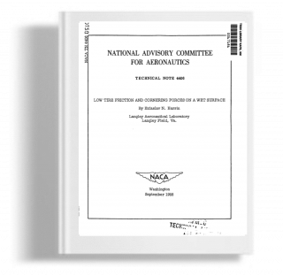 Low tire friction and cornering forces on the wet srfaces