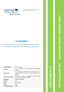 Mediterranean Interregional Electromobility Networks for intermodal and  interurban low carbon transport systems