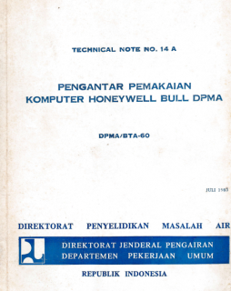 Pengantar Pemakaian Komputer Honeywell Bull Dpma