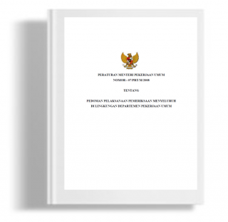 Peraturan Menteri Pekerjaan Umum Tentang Pedoman Pelaksanaan Pemeriksaan Menyeluruh Di Lingkungan Departemen Pekerjaan Umum