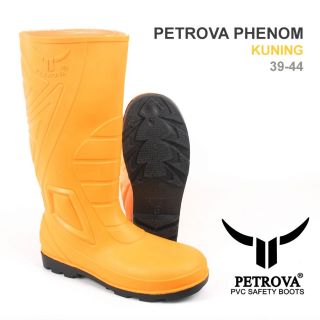 PETROVA PHENOM Sepatu Boots - Kuning - PVC Steel Toe Cap Anti Static