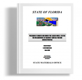 Precission of Smooth and Ribbed Tire Locked Wheel Testers for Measurement of Roadway Surface Friction Characteristics