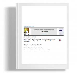 Properties of paving units incorporating crushed ceramic