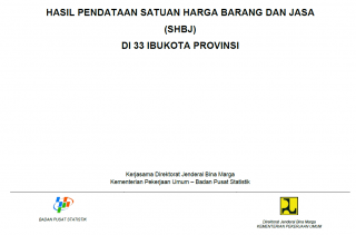 Hasil Pendataan Satuan Harga Barang dan Jasa di 33 Ibukota Provinsi (Tahun 2011)