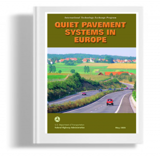 Quite Pavements systems in europe
