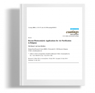 Recent photocatalytic applications for Air Purifying in Belgium
