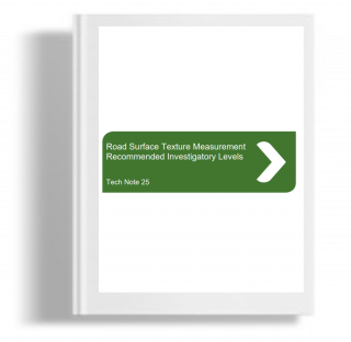 Road Surface Texture Measurement Recomended Investigatory Levels