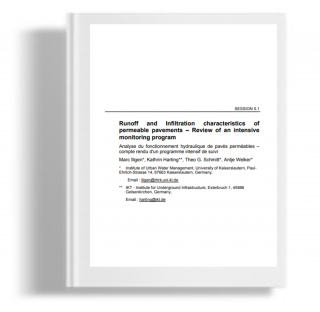 Runoff and infiltration characteristics of permeable pavement - review of an intensive monitoring program
