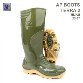 AP Boots TERRA 2 HIJAU - Sepatu Boot PVC