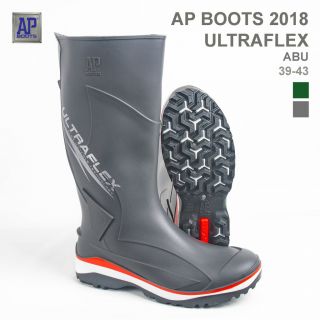 AP Boots 2018 Ultraflex Abu - Sepatu Boot PVC