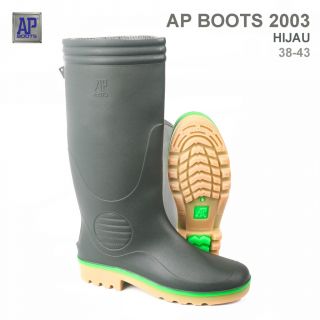 AP Boots 2003 Hijau TRICOLOUR PVC