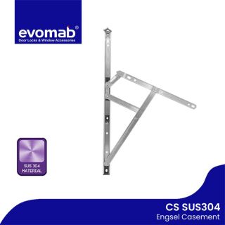 Evomab Casement Engsel Jendela Aluminium SUS 304 12 inch
