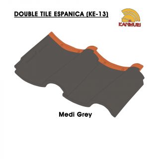 Kanmuri Aksesoris Double Tile Medi Doff Espanica Grey