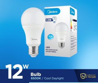 Midea Bulb LED 12 Watt 6500K Cool Daylight