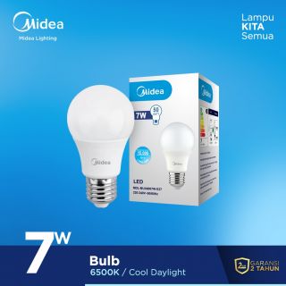 Midea Lampu Bohlam Bulb LED 7 Watt 6500K Cool Daylight