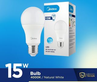 Midea Bulb LED 15 Watt 4000K Natural White