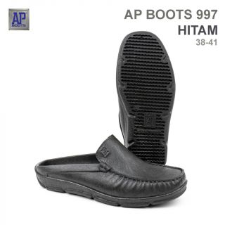 Ap Boots 997 Hitam - Sepatu Slop