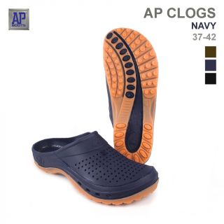 AP Boots AP CLOGS Navy - Sepatu Slip On PVC