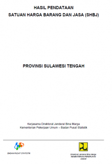 Hasil Pendataan Satuan Harga Barang dan Jasa Provinsi Sulawesi Tengah Tahun 2011