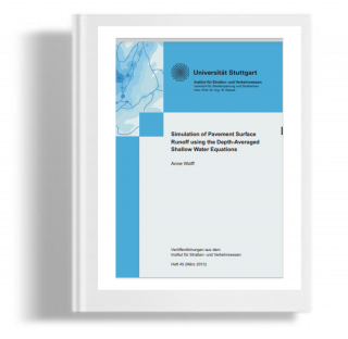Simulation of pavement surface runoff using the depth averaged shallow water equations