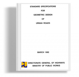 Standard Specifications For Geometric Design Of Urban Roads