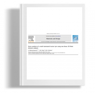 Stress Analysis of multi-laminated tractor tyre using non-linear 3D finite element analysis