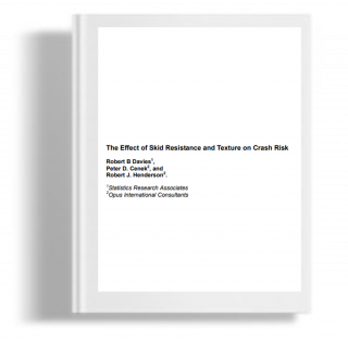 The effect of skid resistance and texture on Crash Risk