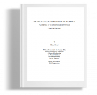 The effects local aggregates on the mechanical properties of engineered cementtious composites