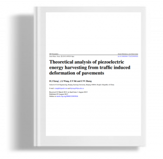 Corrigendum : Theoretical Analysis of Piezoelectric energy harvesting form traffic induced deformation of pavements
