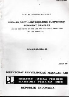 Usd-49 Depth- Integrating Suspended Sediment Sampler